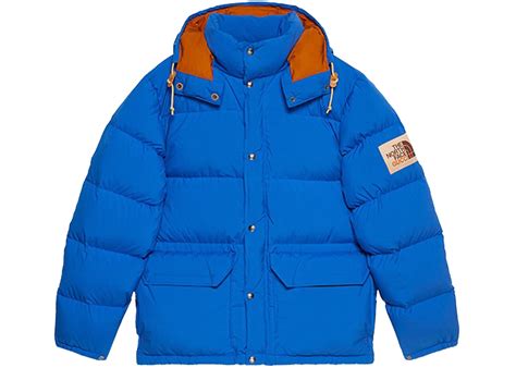 blue gucci north face jacket|north face x gucci outlet.